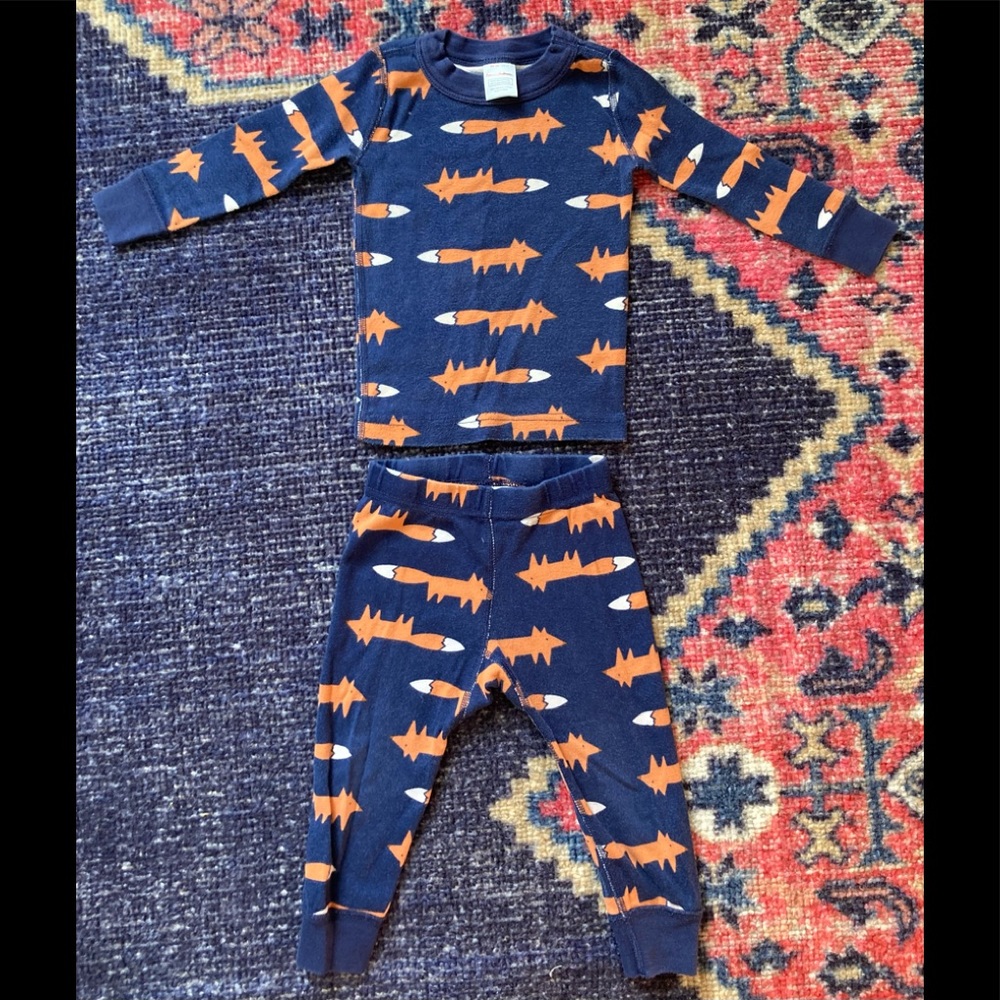 Hanna Andersson Long John Jammies; Size 2T